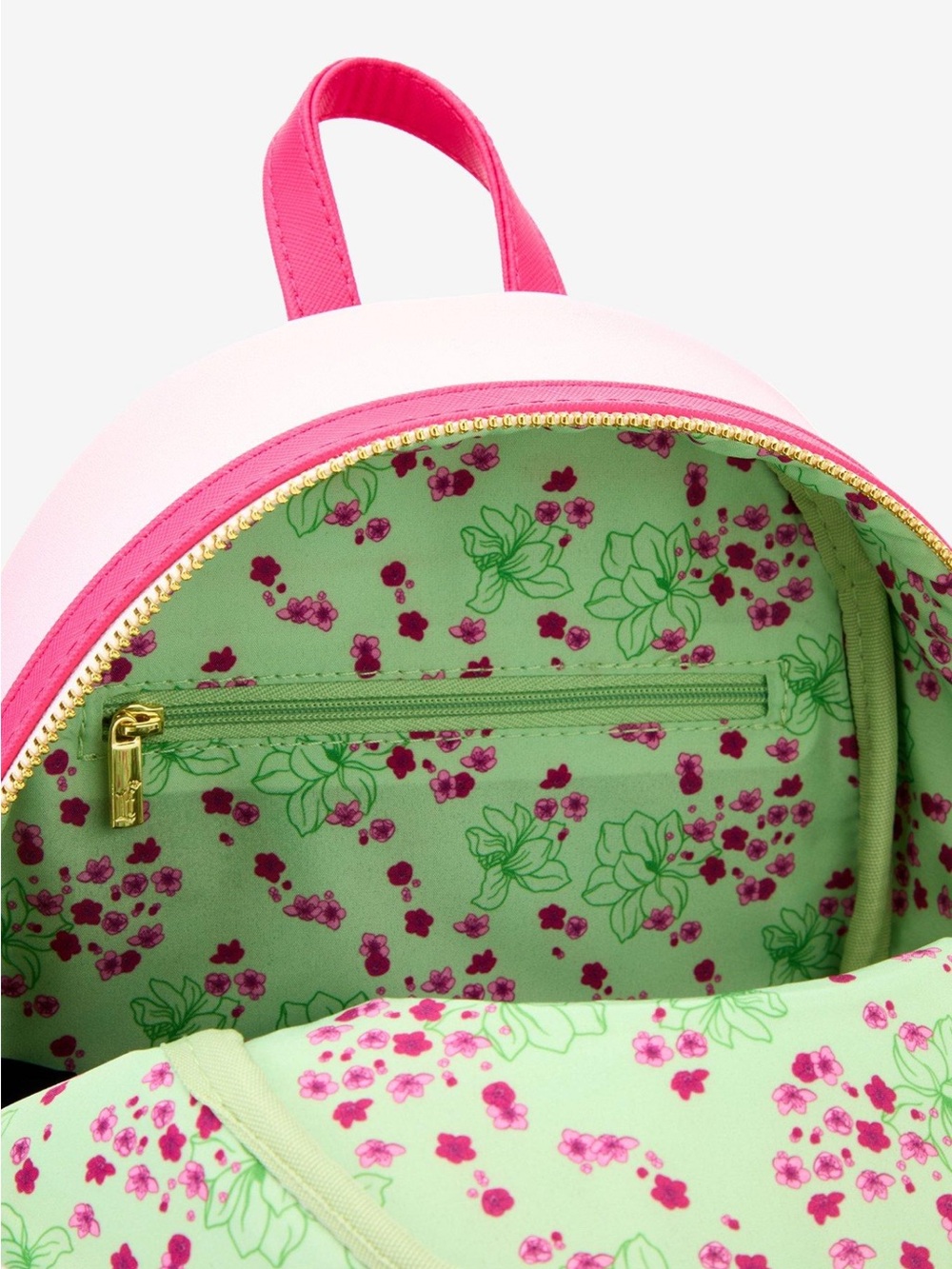 NWT Disney x Loungefly Mulan Cherry Blossom Mini Backpack - Pink - Picture 4 of 8